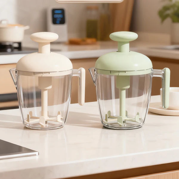 TIDLUX Multi-Purpose Ergonomic Multi-Blade Manual Egg Mixer - Tidlux