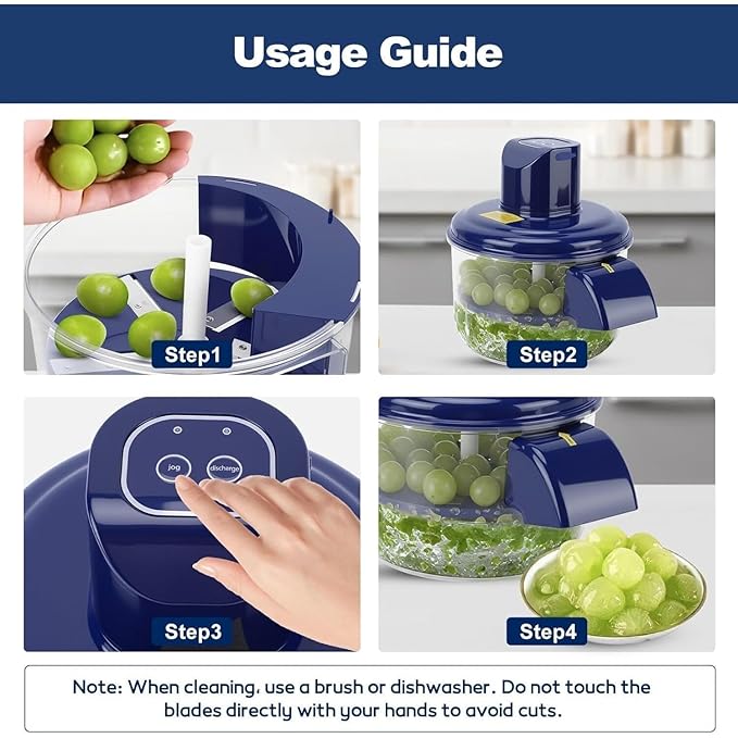 TIDLUX AutoPeel™ Smart Electric Fruit & Garlic Peeler Pro | 5-Blade Rechargeable Peeling System - Tidlux