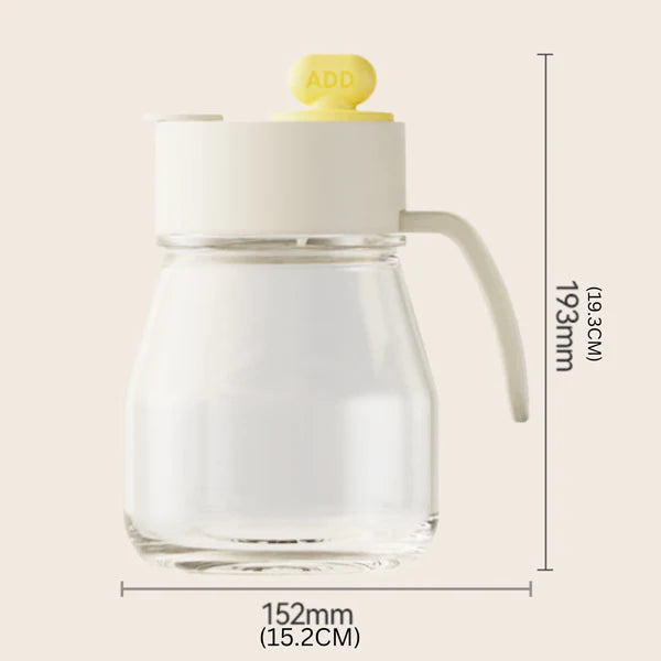 TIDLUX Premium Automatic Flip Lid Glass Oil Dispenser Bottle – 900ml - Tidlux