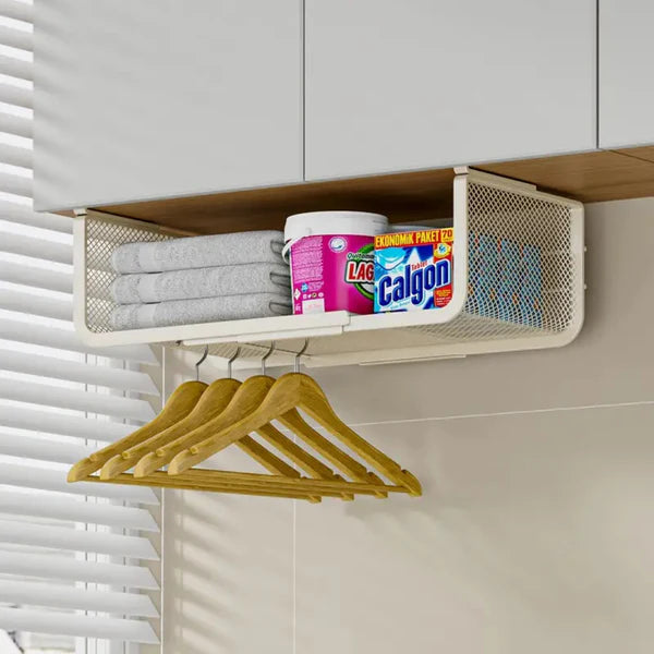 TIDLUX Expandable Under Cabinet Storage Shelf Organizer for Kitchen & Bathroom - Tidlux