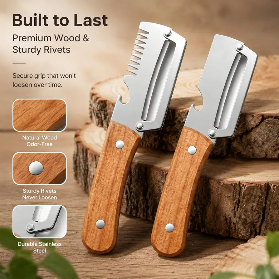 TIDLUX PurePeeler™ 3-in-1 Kitchen Prep Tool for Faster Everyday Cooking - Tidlux